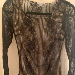 delicate lace bodysuit.  small